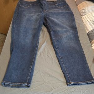 Old Navy Blue Skinny Jeans with Cropped Length